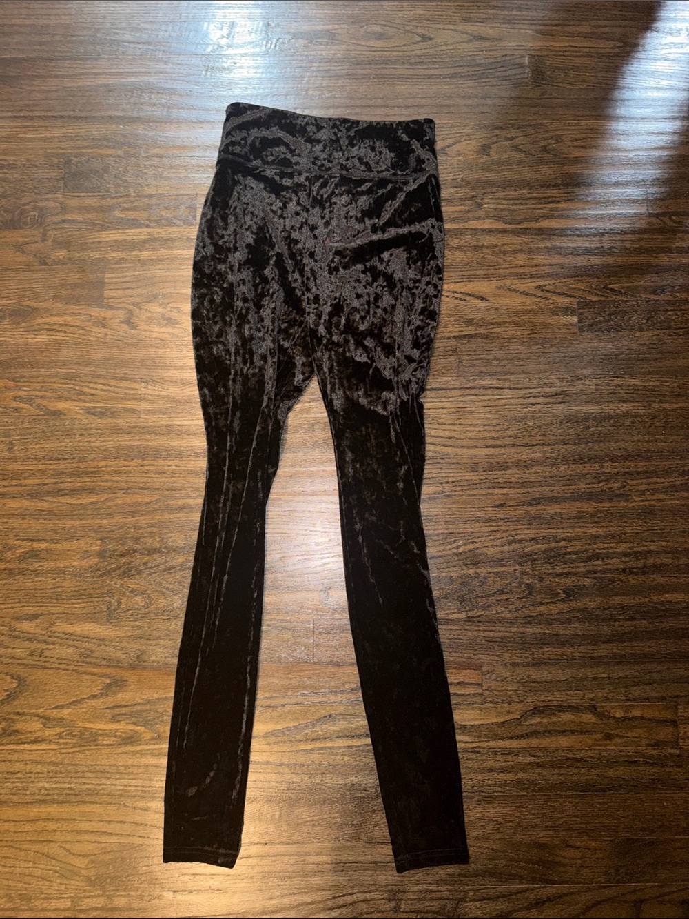 Mossimo Supply Co. Black Crushed Velvet Leggings